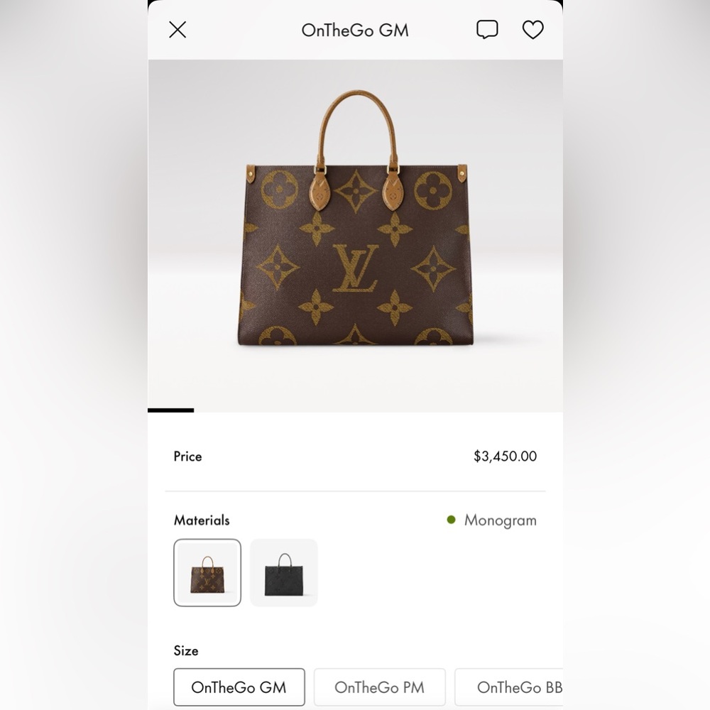 Louis Vuitton Onthego GM shoulder bag - Picture 16 of 16